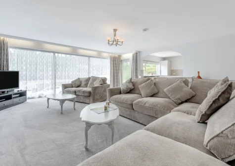 The living area at Harmony, Stepaside
