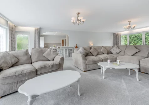 The living area at Harmony, Stepaside