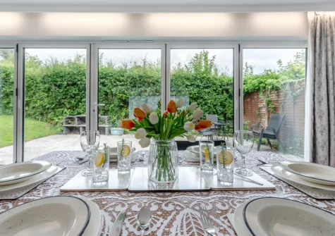 The dining area at Harmony, Stepaside