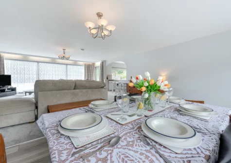 The dining area at Harmony, Stepaside