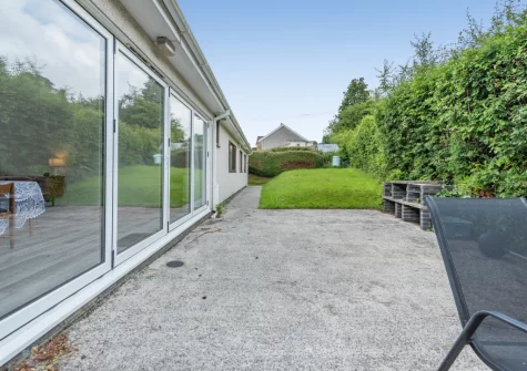 The patio, barbecue, alfresco dining area & fully enclosed garden at Harmony, Stepaside