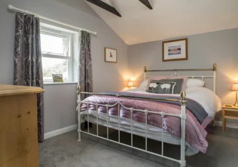 Bedroom #1 at Hawthorn Cottage at Woodlands Farm, Little Haven
