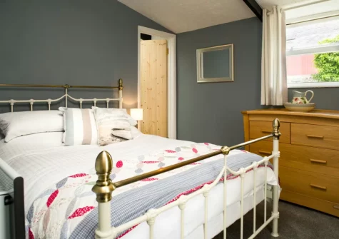 Bedroom #2 at Hawthorn Cottage at Woodlands Farm, Little Haven