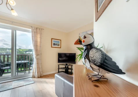 The living room at Heddfan, Broad Haven