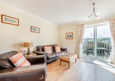 The living room at Heddfan, Broad Haven