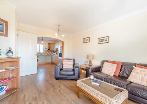 The living area at Heddfan, Broad Haven