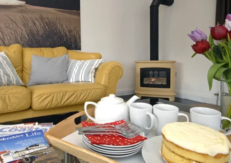 The living room at Heritage House, Stepaside