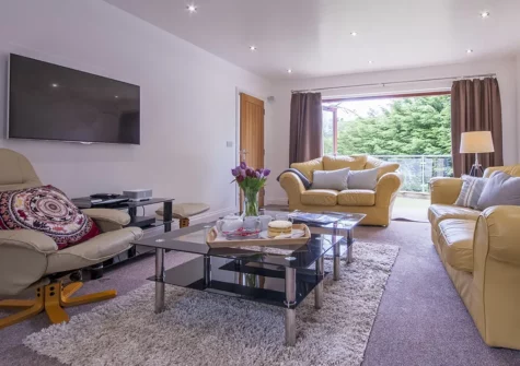 The living room at Heritage House, Stepaside