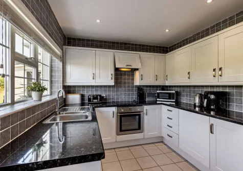 The kitchen at Hillside, Abersoch