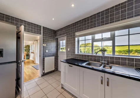 The kitchen at Hillside, Abersoch