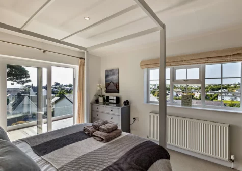 Bedroom #1 at Hillside, Abersoch