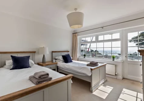 Bedroom #2 at Hillside, Abersoch