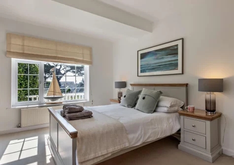 Bedroom #4 at Hillside, Abersoch