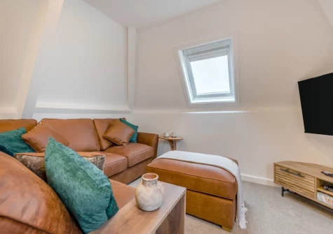 The living area at Hilton, Tenby