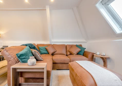The living area at Hilton, Tenby