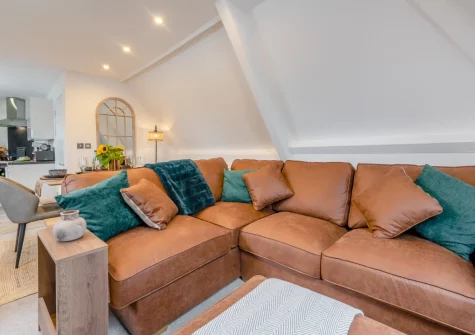 The living area at Hilton, Tenby