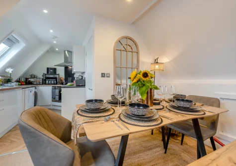 The kitchen & dining area at Hilton, Tenby