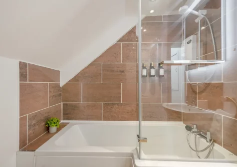 The bathroom at Hilton, Tenby