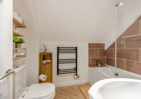 The bathroom at Hilton, Tenby