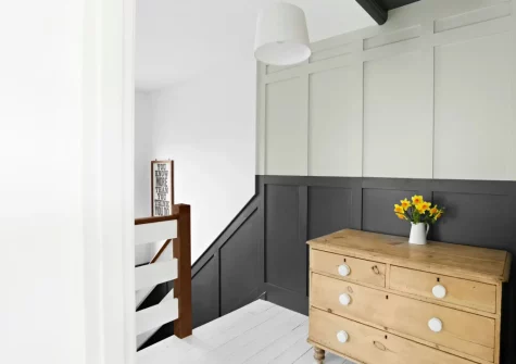 The first floor landing at Holly Cottage at Woodlands Farm, Little Haven