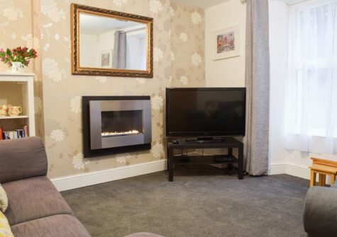 The living area at Holly Cottage, Haverfordwest