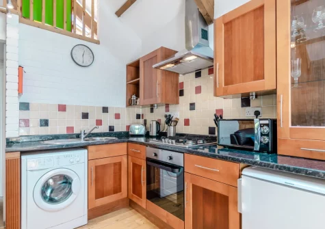 The kitchen at Holly Cottage, Haverfordwest