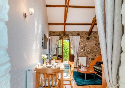The dining area at Holly Cottage, Haverfordwest