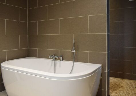 The wet room at Holly Cottage, Haverfordwest