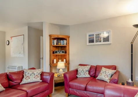 The living area at Honeysuckle Cottage, Broad Haven