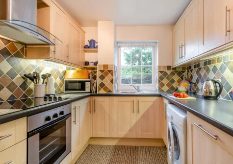 The kitchen at Honeysuckle Cottage, Broad Haven