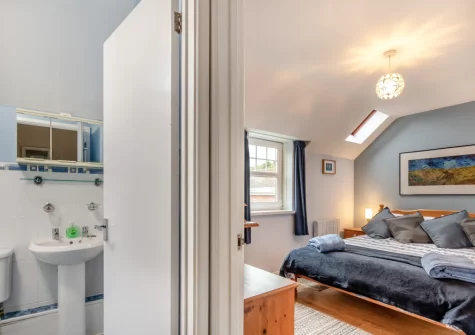 Bedroom #1 at Honeysuckle Cottage, Broad Haven