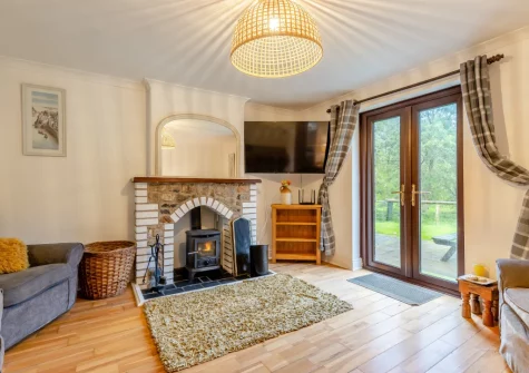 The living room at Hunter's Hollow, St Florence