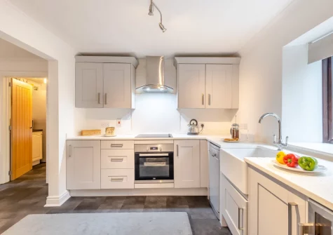 The kitchen at Hunter's Hollow, St Florence