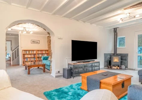 The living room at Incline Villa, Saundersfoot