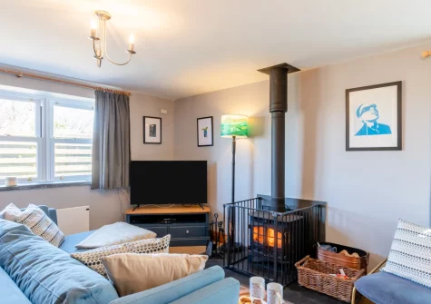 The living area at Ivy Cottage, Little Haven