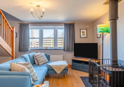 The living area at Ivy Cottage, Little Haven