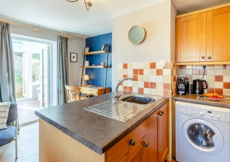 The kitchen at Ivy Cottage, Little Haven