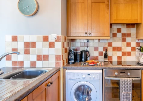 The kitchen at Ivy Cottage, Little Haven