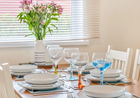 The dining area at Just Beachy, Broad Haven