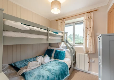Bedroom #2 at Keepers Cottage at East Tarr Farm, St Florence
