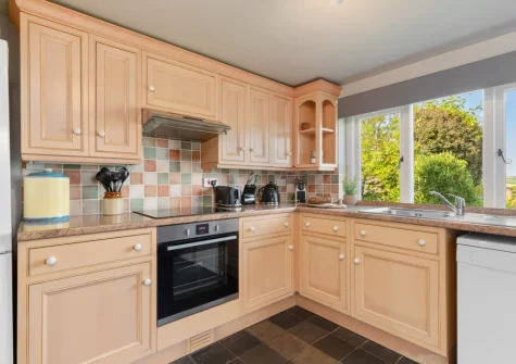 The kitchen at Kelwon Cottage, St Brides