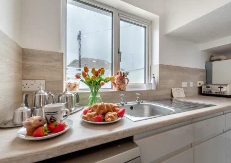 The kitchen at Landfall, Saundersfoot