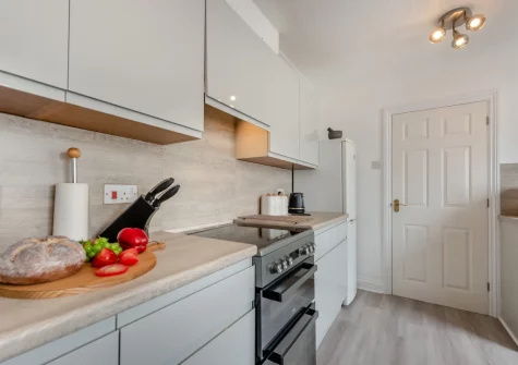 The kitchen at Landfall, Saundersfoot