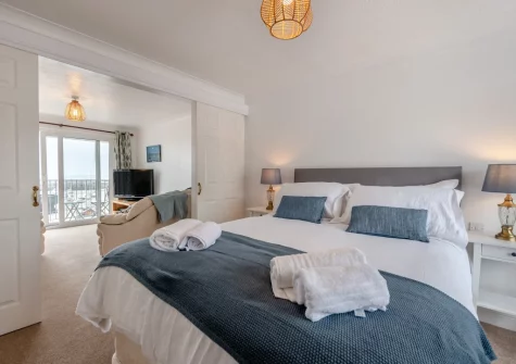 Bedroom #1 at Landfall, Saundersfoot