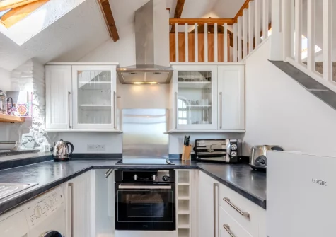 The kitchen at Lavender Cottage, Haverfordwest