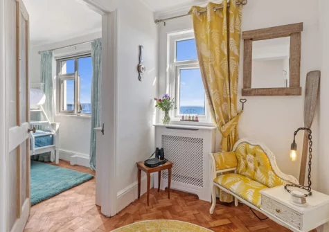 The hallway at Lighthouse Row, St Annes Head