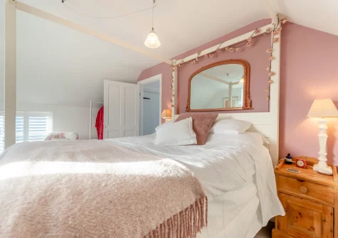 Bedroom #1 at Lily Cottage, Angle
