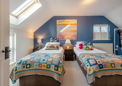 Bedroom #2 at Lily Cottage, Angle