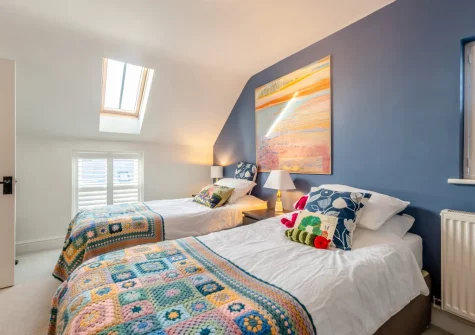 Bedroom #2 at Lily Cottage, Angle