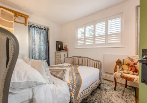 Bedroom #3 at Lily Cottage, Angle